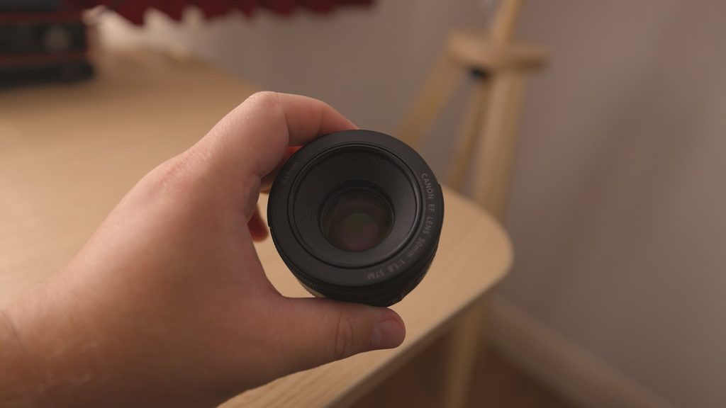 Canon EF 50mm f1.8 lens